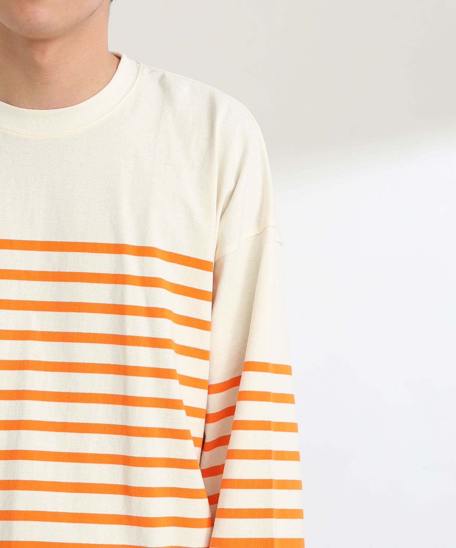 市場L'Appartement DEUXIEME CLASSE - Border Rib Longsleeve T-sh