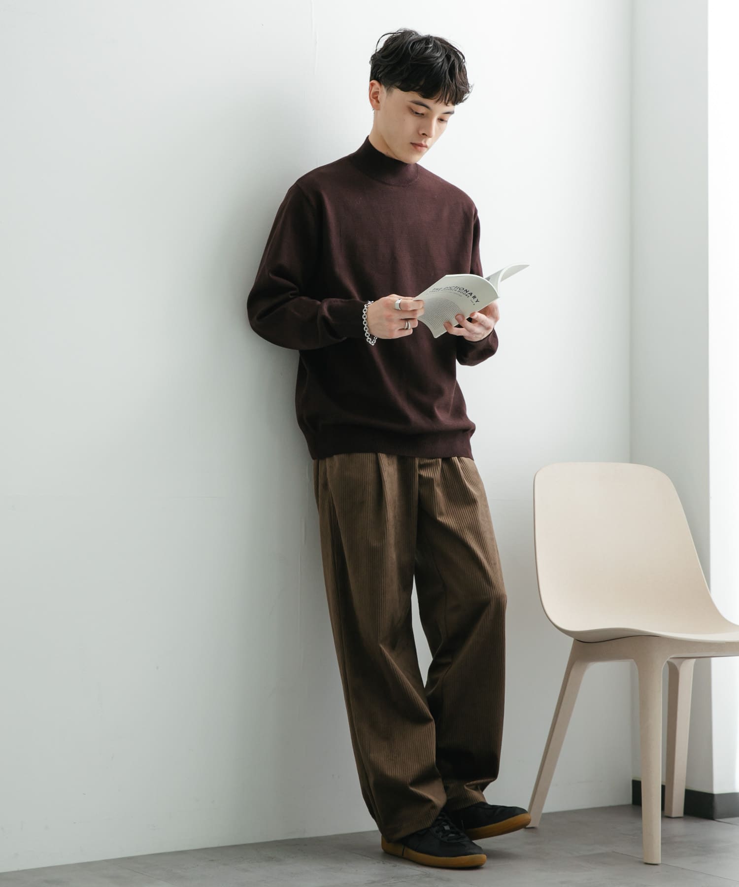 SENSE OF PLACE 台灣官方網站- 燈芯絨打褶寬褲Corduroy Pleated