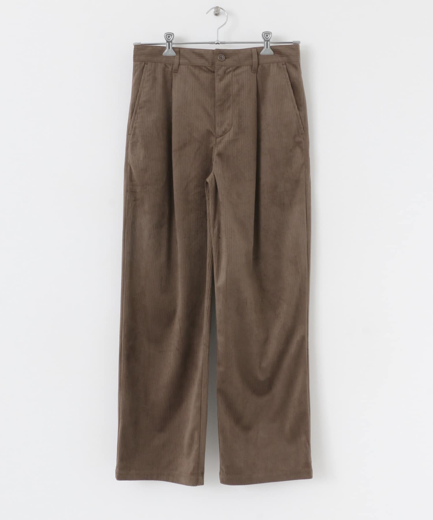 SENSE OF PLACE 台灣官方網站- 燈芯絨打褶寬褲Corduroy Pleated