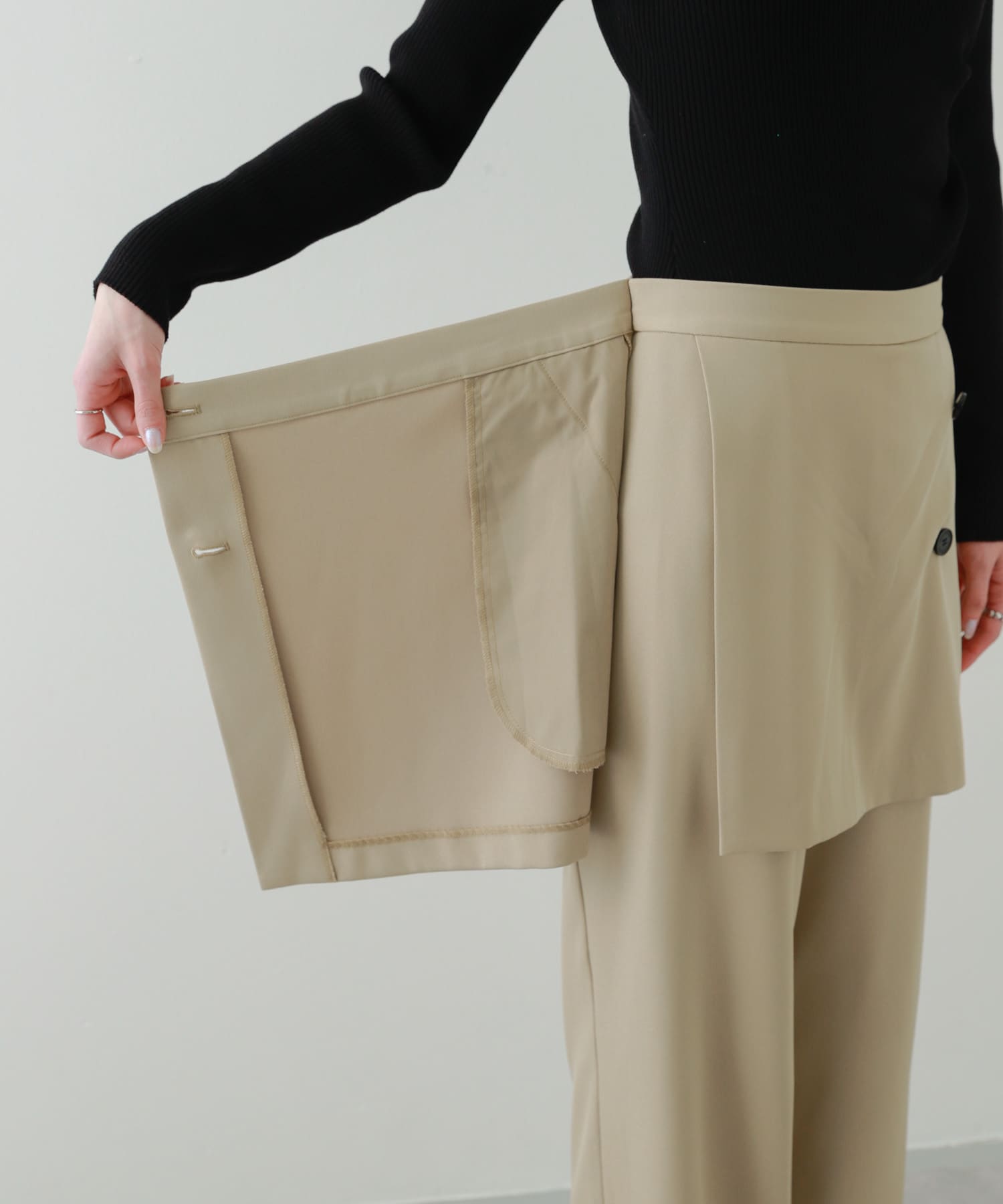 SENSE OF PLACE 台灣官方網站- 層次感裙褲Layered Pants
