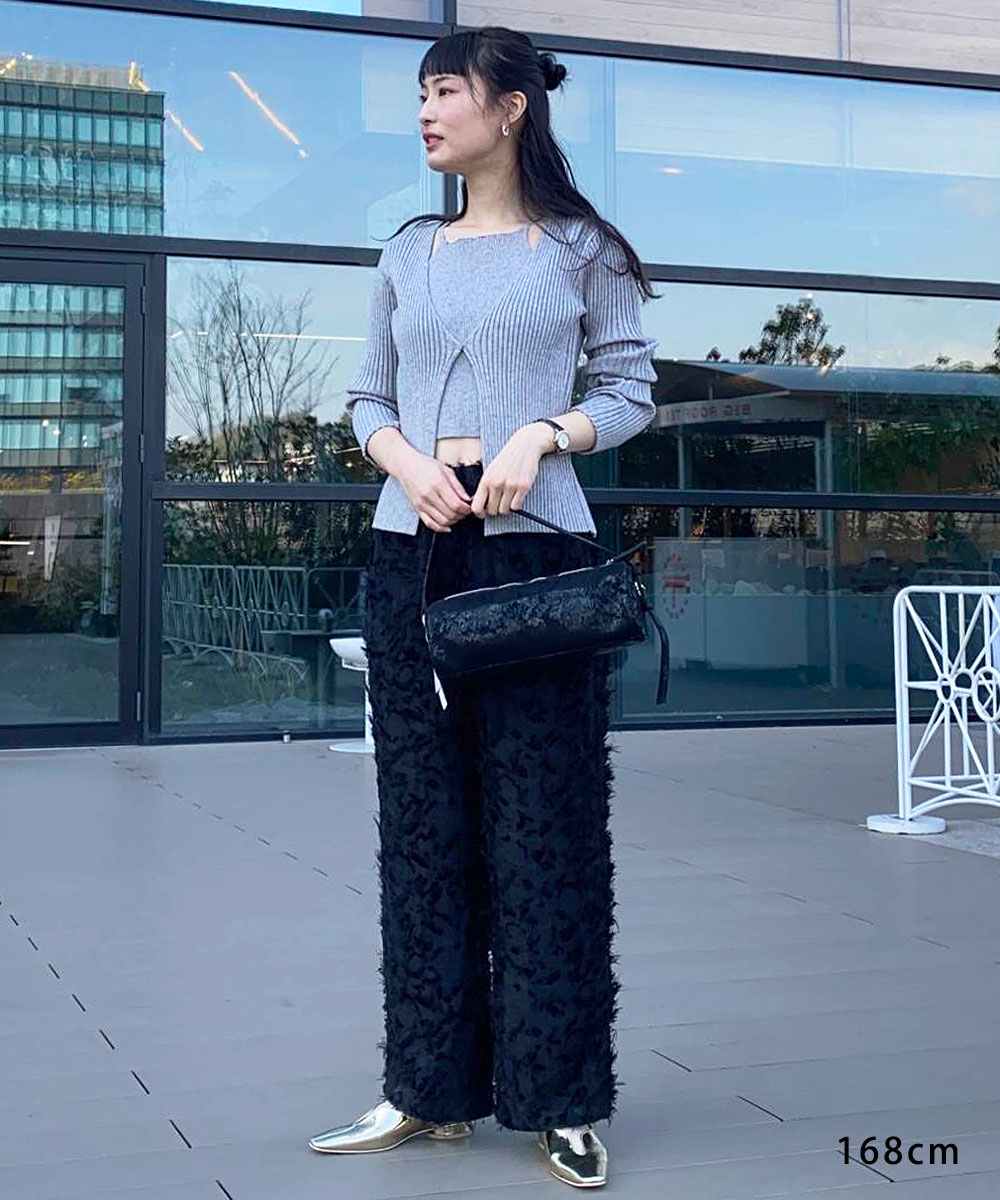 SENSE OF PLACE 台灣官方網站- 羽毛流蘇寬褲Fringe Easy Pants