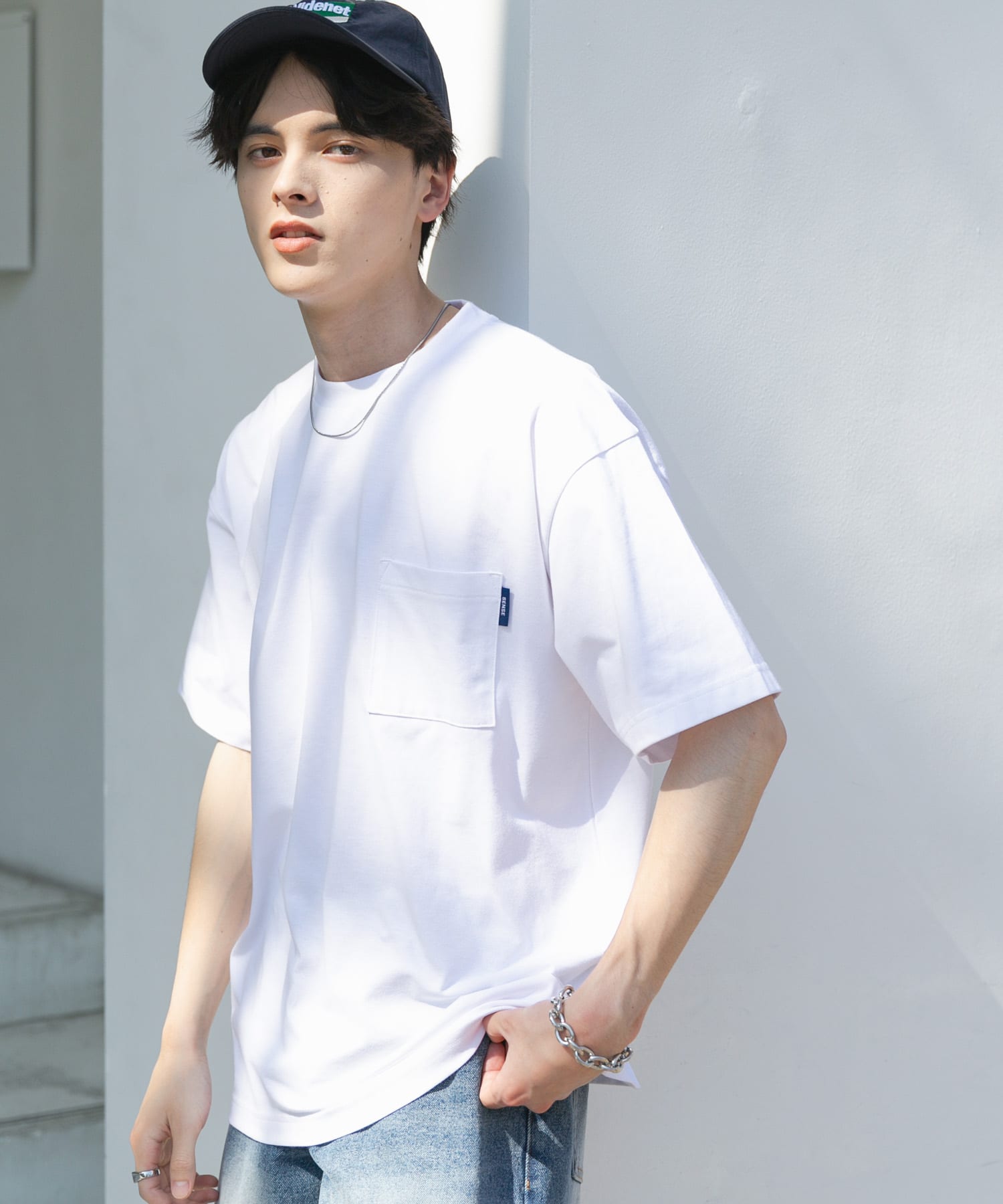 『UR TECH 涼感』 休閒口袋T恤