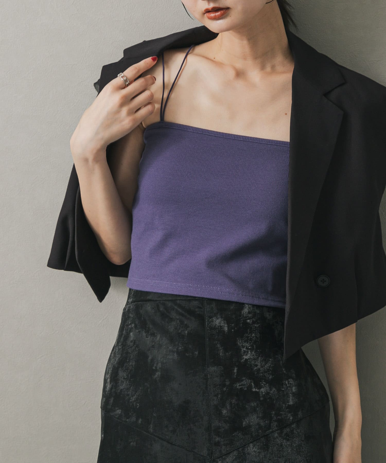 雙肩帶細肩背心 Bra Top