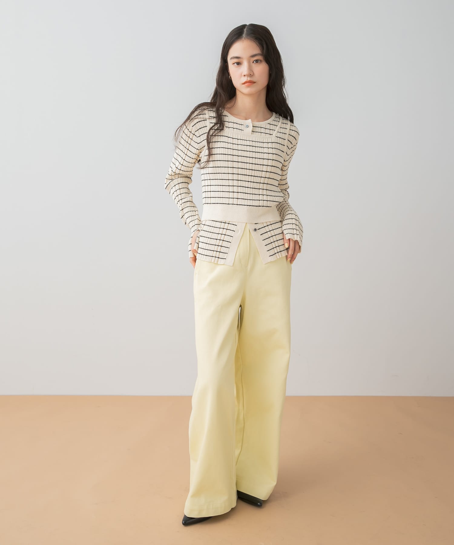 『可機洗』<br>2WAY針織上衣組